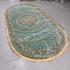 Овальный Ковер Медальон Арт 30068 Бирюзовый