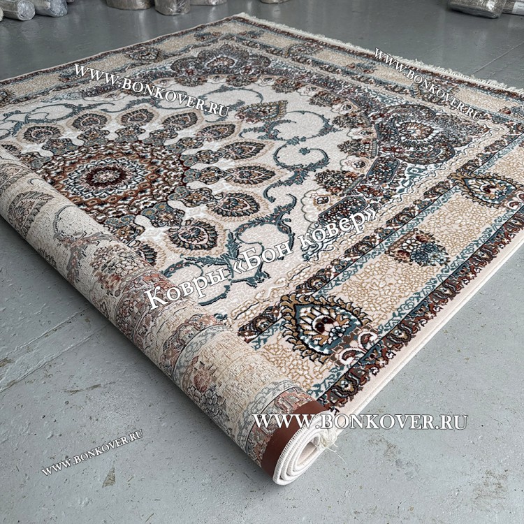 Восточный Ковер Для Гостиной Медальон Дизайн 30305