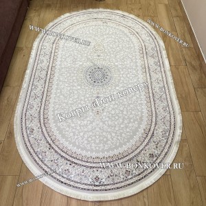 Персидский Ковер Для Гостиной Дизайн 29688 New NN Овал