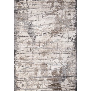 Абстрактный ковер дизайн 78 Серый с коричневым