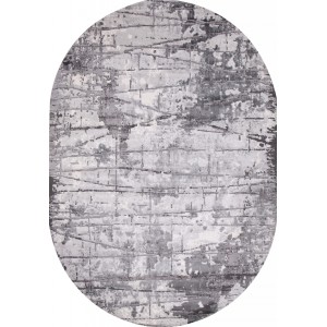 Ковер Armina 03752A GREY / GREY Овал