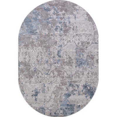Ковер Armina 03851A BLUE / BLUE Овал